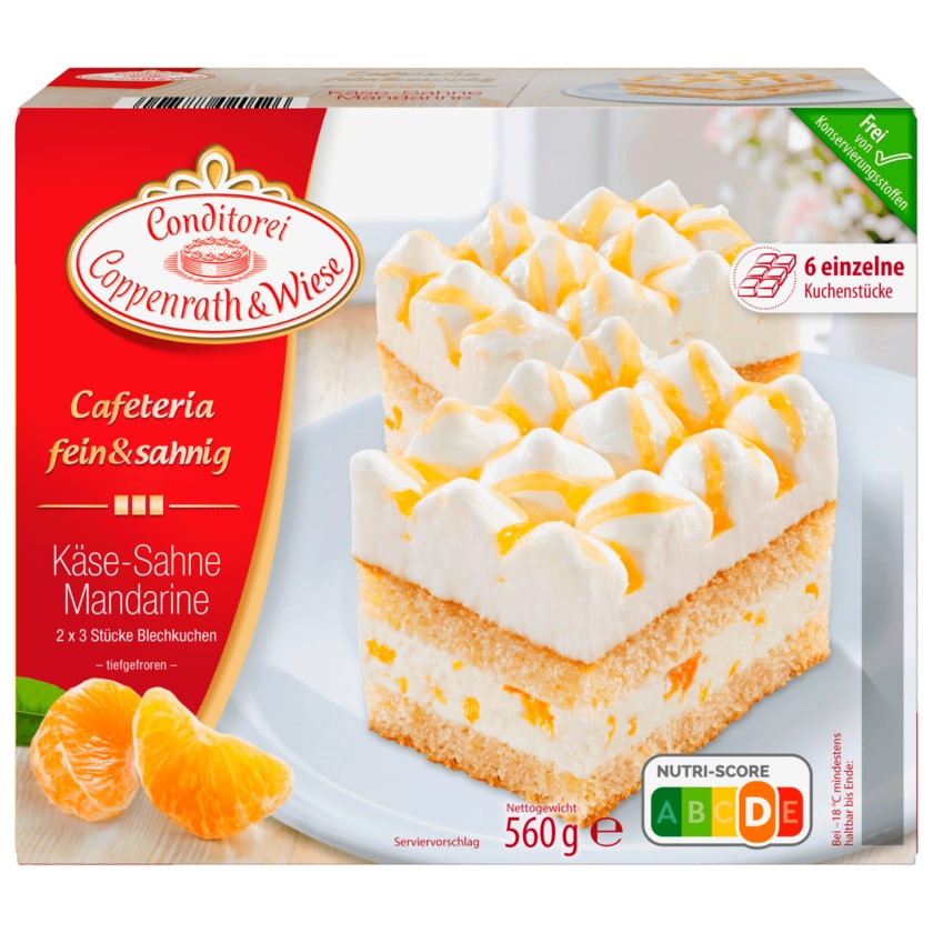 Conditorei Coppenrath & Wiese Käse-Sahne Mandarine Kuchen 560g